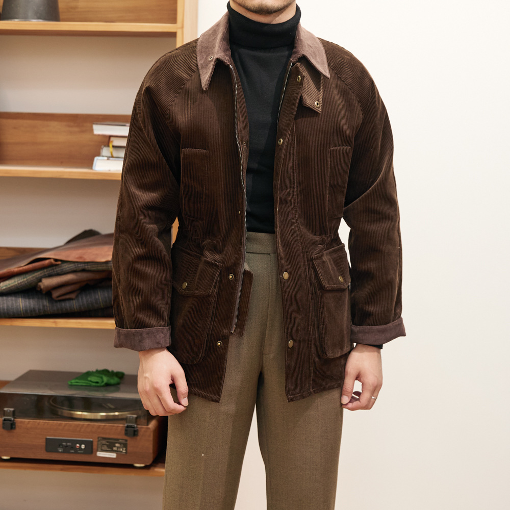 Harrington Jacket - Chaqueta de caballero de pana Vintage