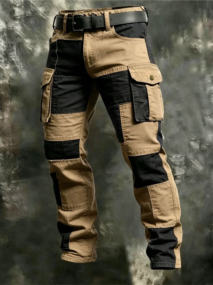 Cargo Jogger Pants - Pantalones Cargo de Algodón para Hombre,