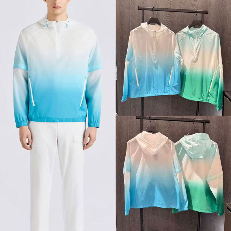 Windbreaker Men Zip - Chaqueta de golf para hombre estilo