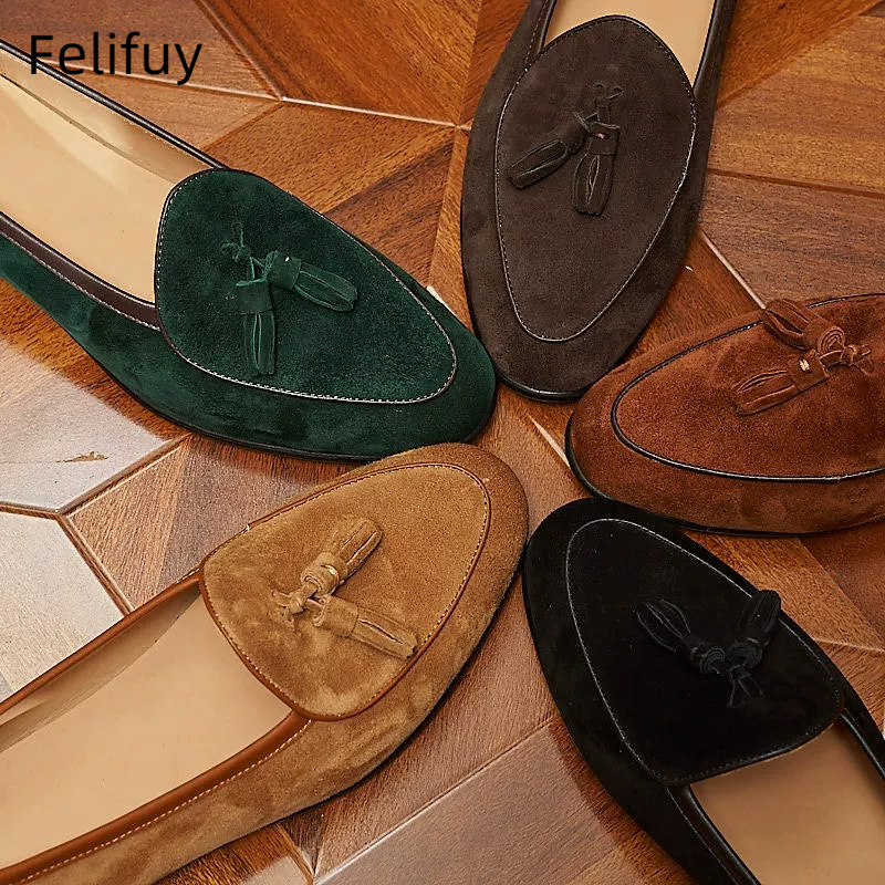 Men'S Fashion For Wedding - Mocasines de moda con borlas negras