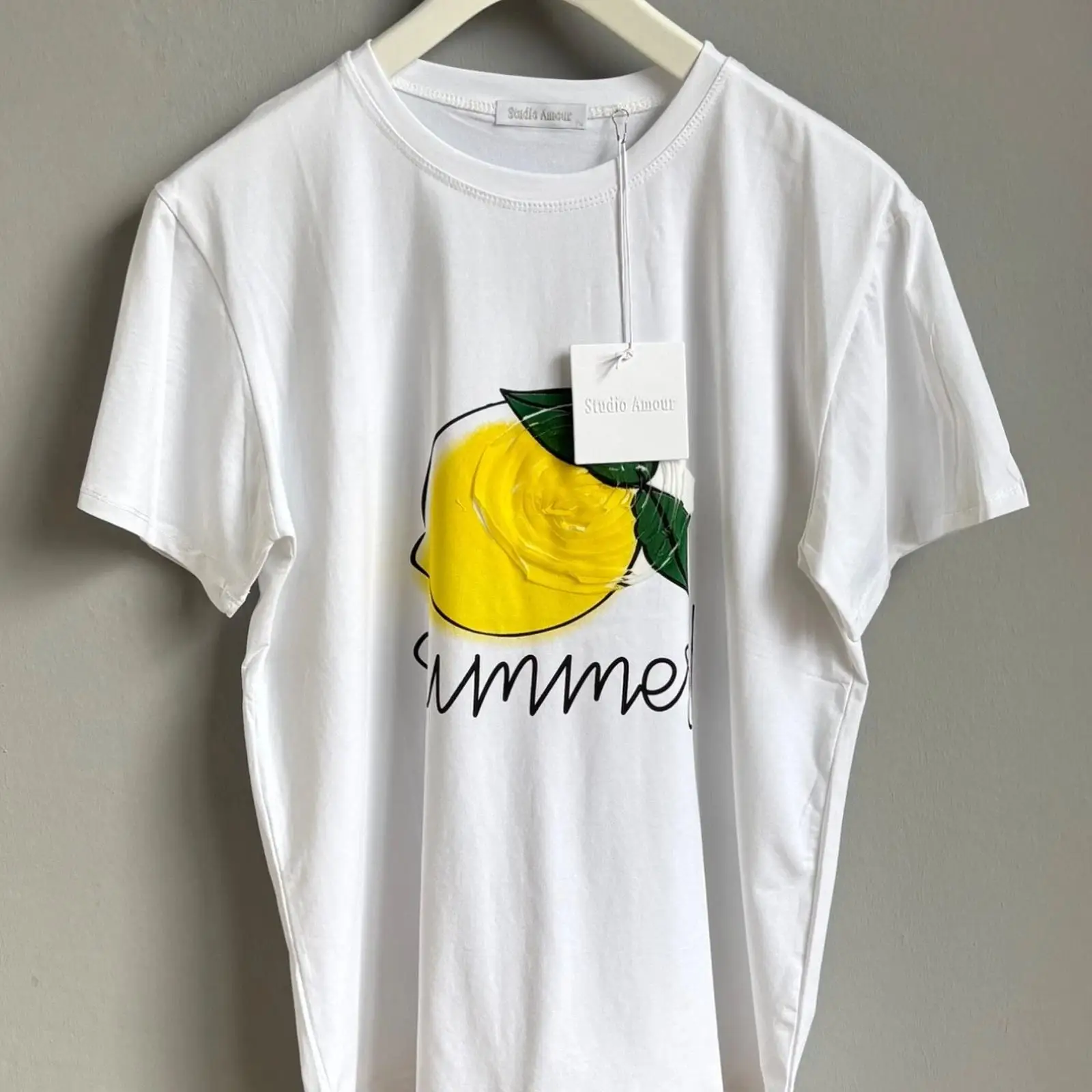 Mens Fashion In 40S - Camiseta Blanca de Verano con Estampado