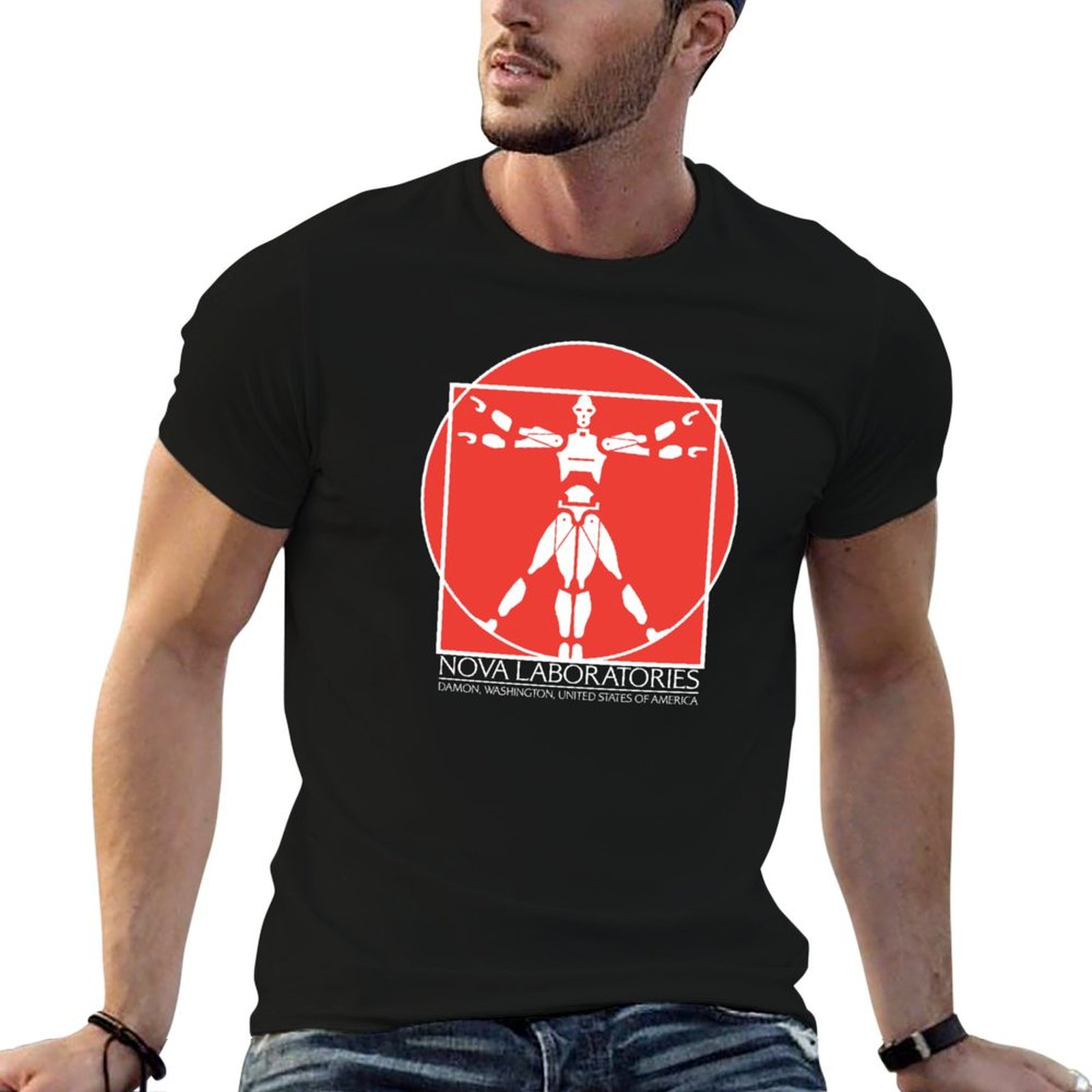 Men'S Fashion Nova Shirts - Camiseta Nova Laboratories Text 02, camiseta