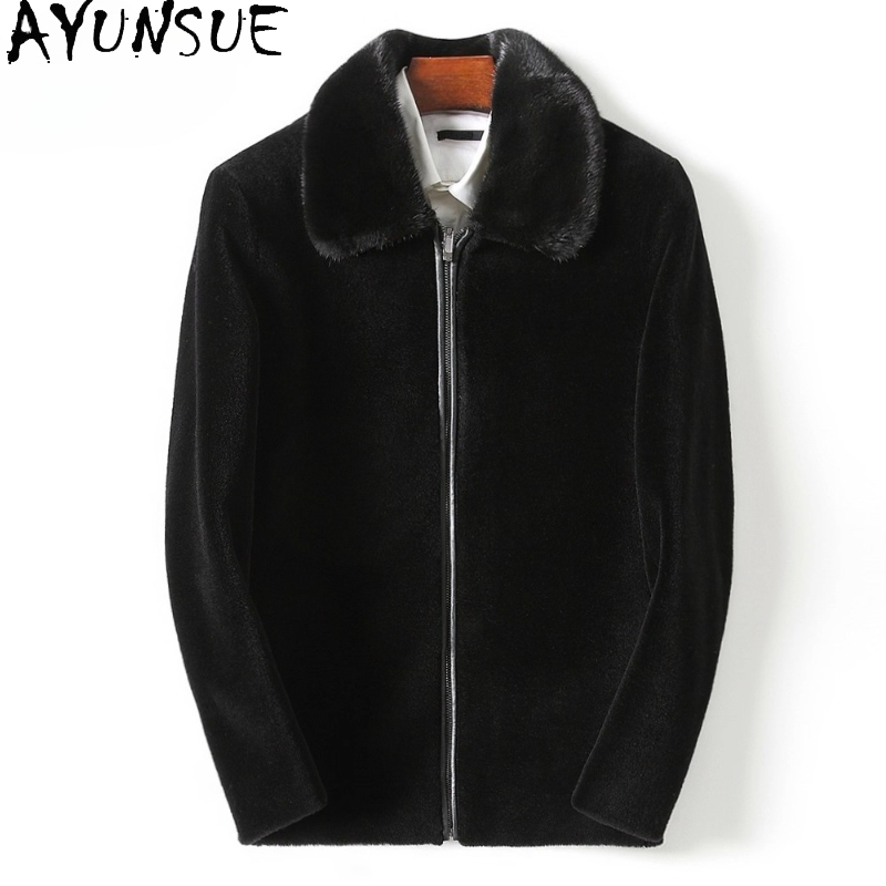 Mens Fashion Winter 2025 - AYUNSUE, abrigos informales de lana de