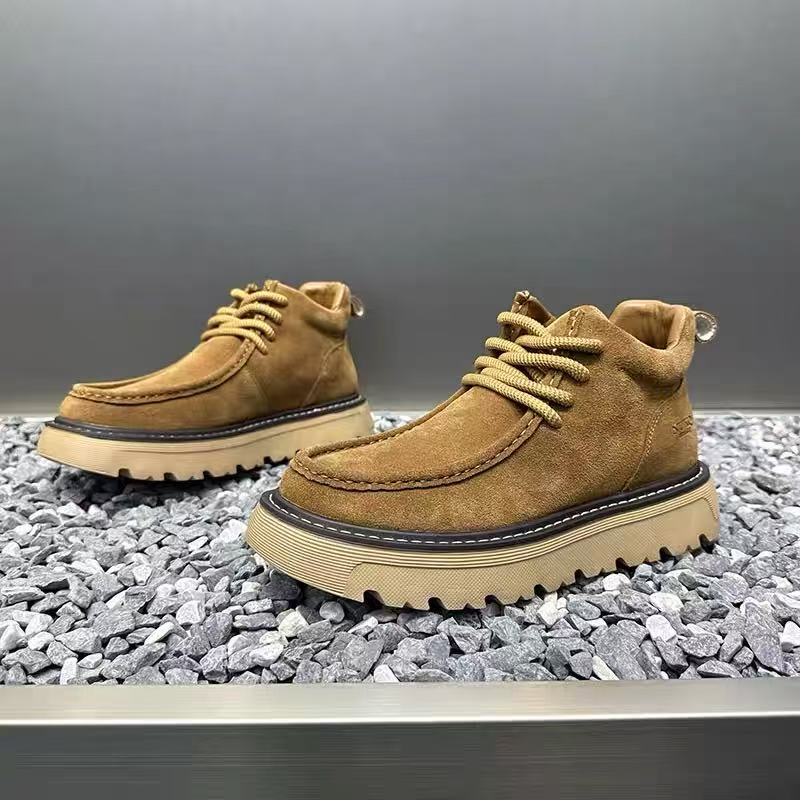 Mens Fashion Winter 2025 - Botas de plataforma para hombre de