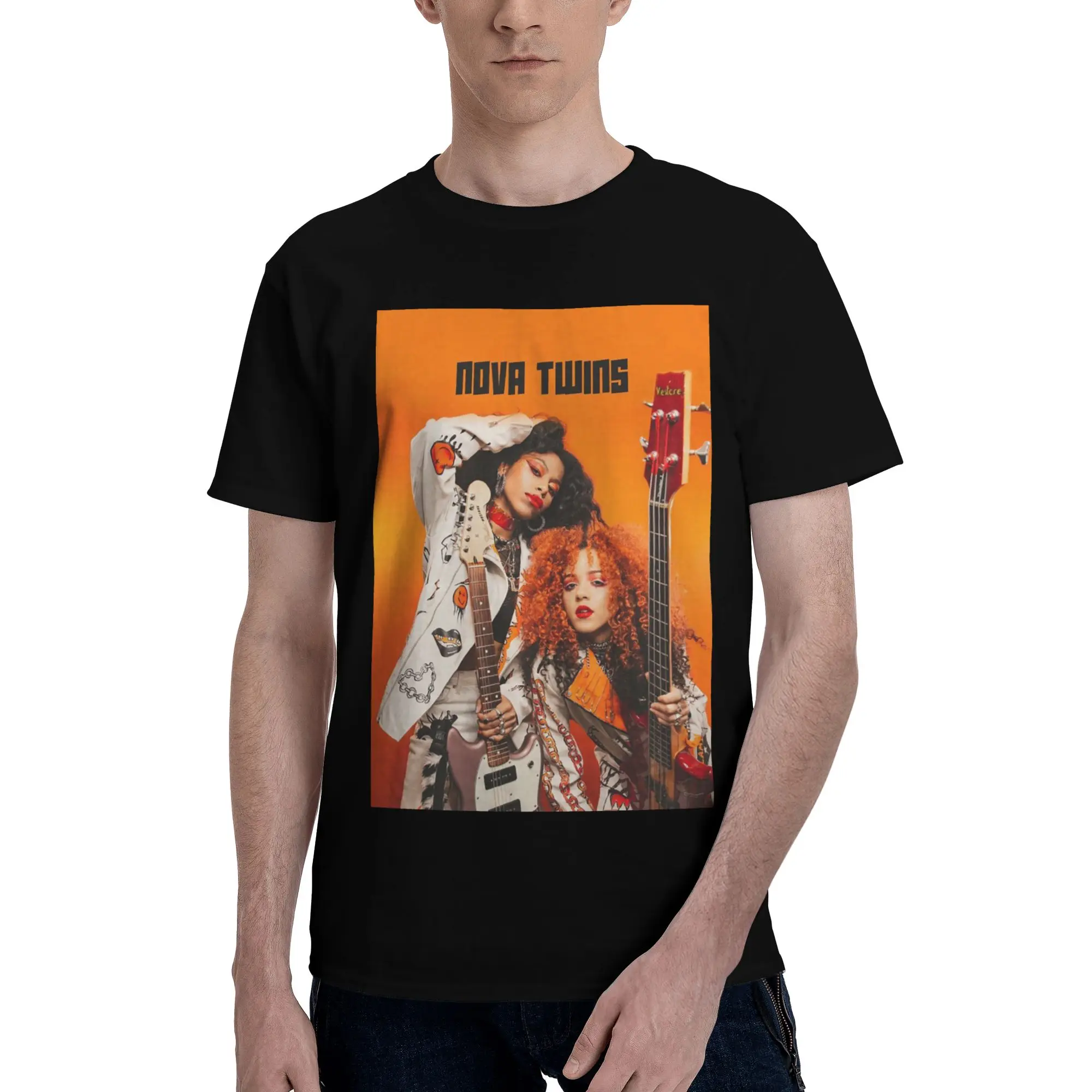 Men'S Fashion Nova Shirts - Camiseta Nova Twins 100% algodón, camisetas
