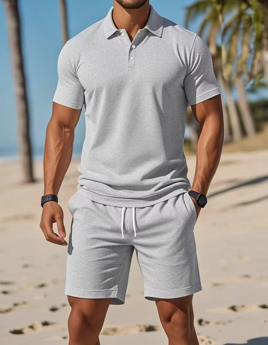 Men'S Fashion Outfits 2026 - Conjunto de Polo de Verano para