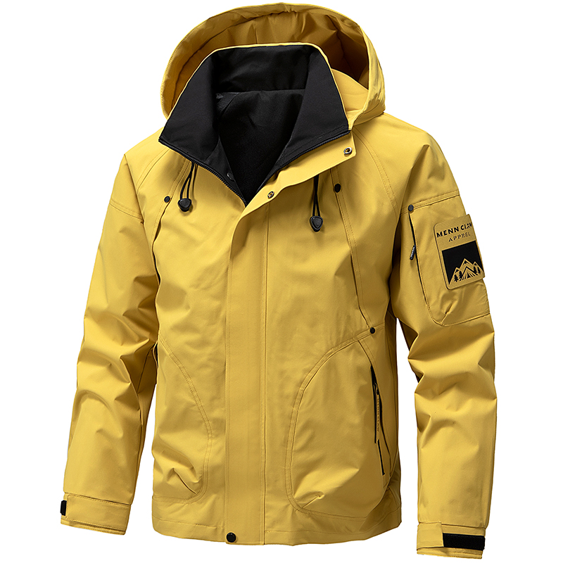 Windbreaker Men Zip - Chaqueta Impermeable con Capucha para Hombre,