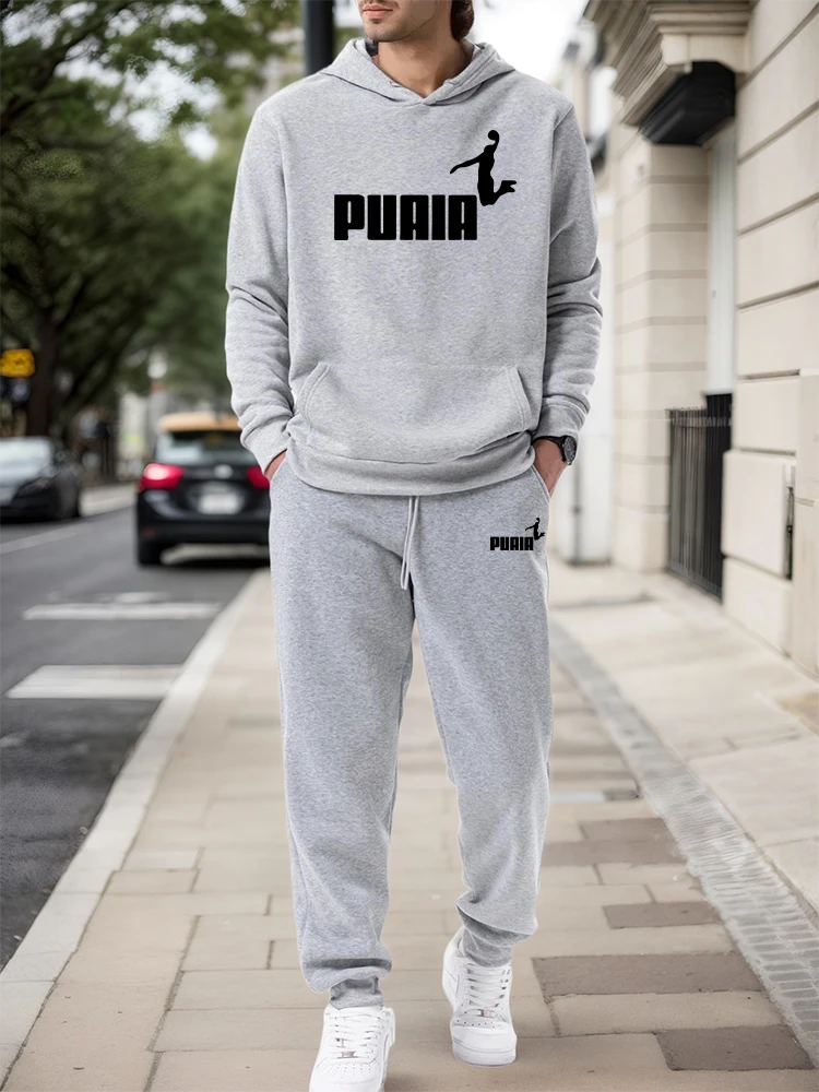 Men'S Fashion Hoodies - Conjunto para Hombre/Sudadera con Capucha/Pantalones 2026