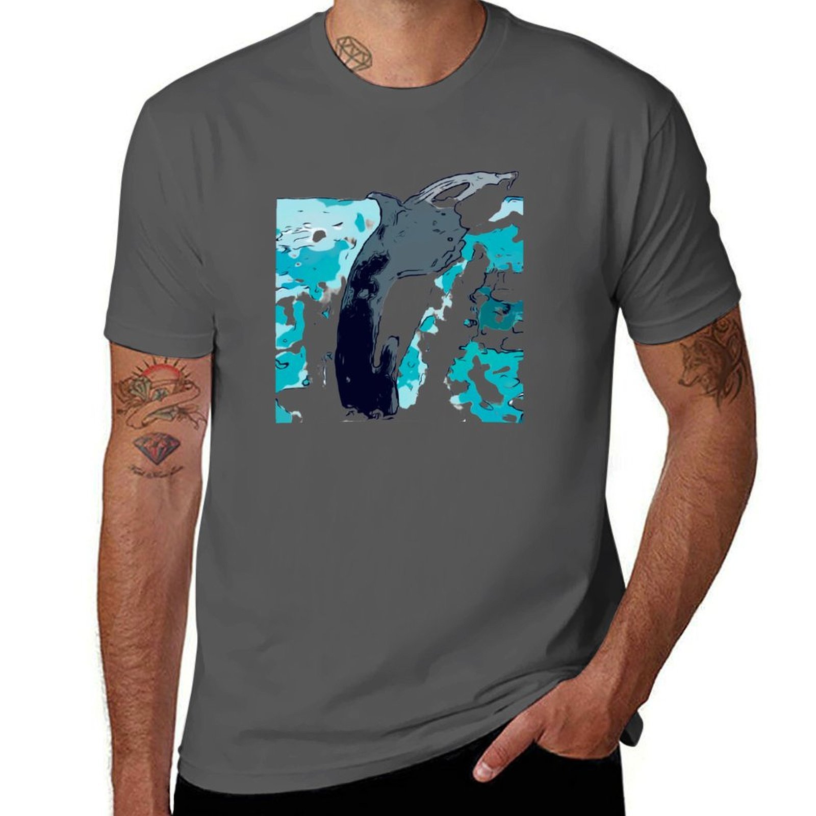Men'S Fashion Nova Shirts - Camiseta Nova Scotia Whale 2, camiseta