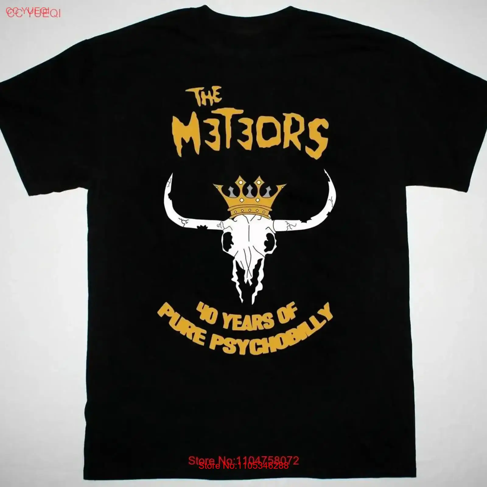 Mens Fashion In 40S - Camiseta de la banda The Meteors