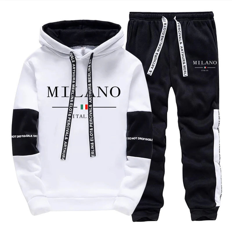Men'S Fashion Hoodies - Conjunto Deportivo para Hombre, Sudadera con