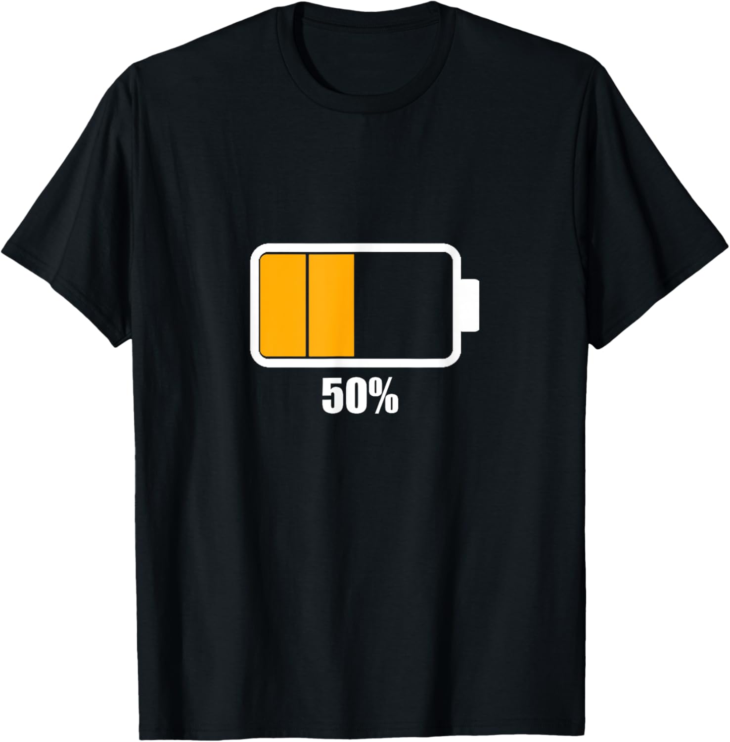 Men'S Fashion Over 50 - Camiseta con batería mitad [50% restante],
