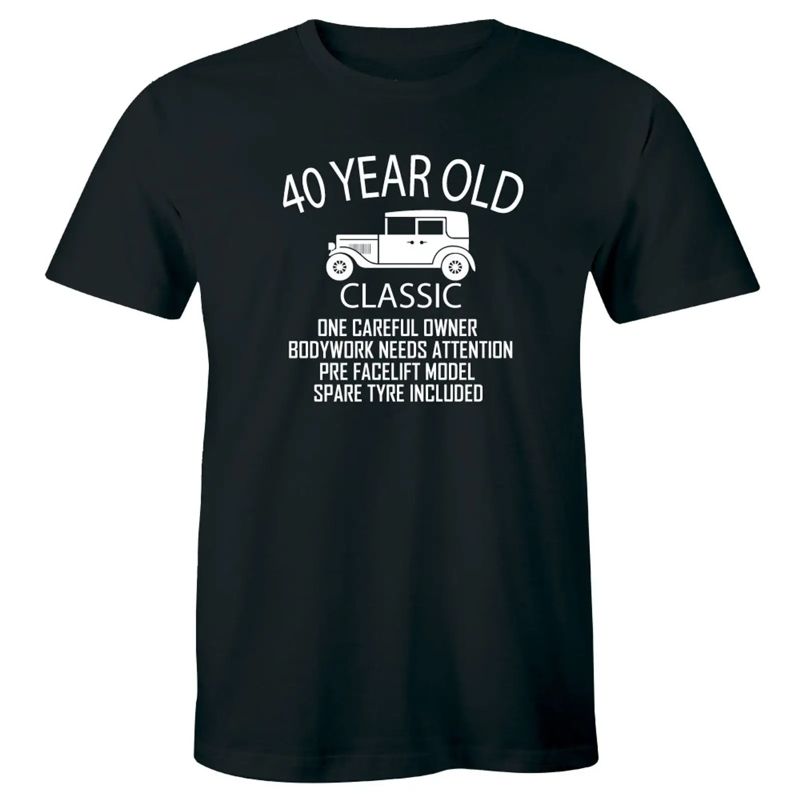 Mens Fashion In 40S - Camiseta Clásica Retro de 40 Años,