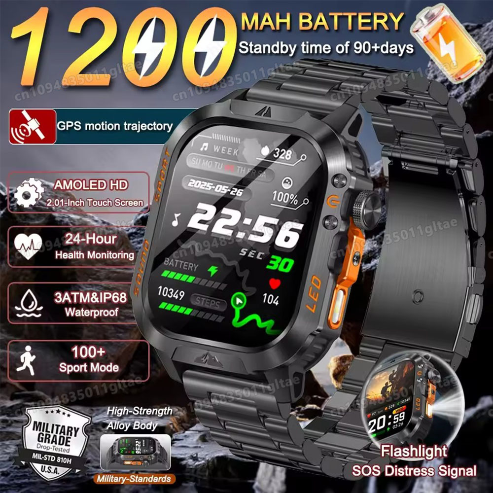 Men'S Fashion Week 2026 - Nuevo Reloj Inteligente Militar 2026 para