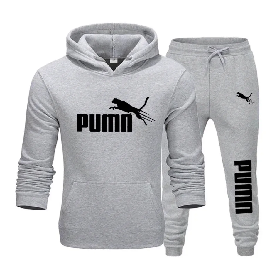 Men'S Fashion Hoodies - Conjunto de Dos Piezas de Sudadera