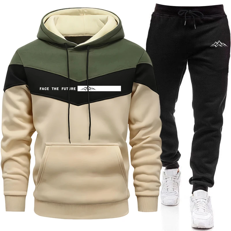 Men'S Fashion Hoodies - Conjunto Deportivo para Hombre, Sudadera con