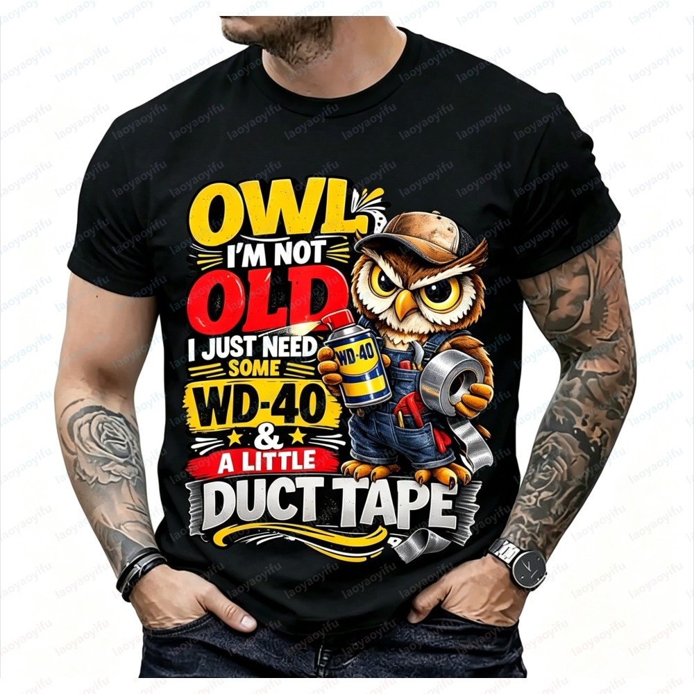 Mens Fashion In 40S - Camiseta de manga corta de verano