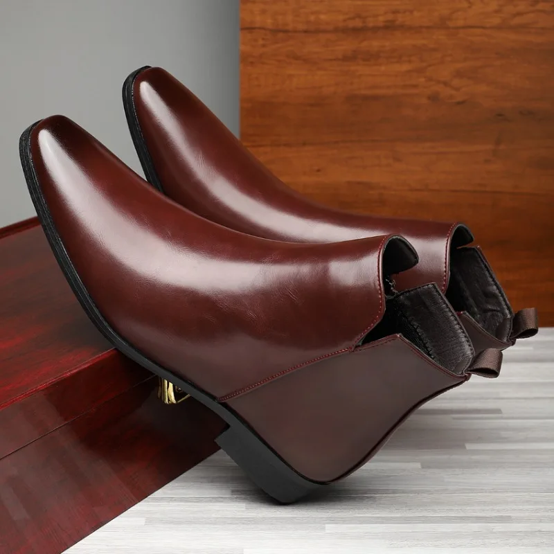 Mens Fashion Dress - Nuevas botas para hombre, botas clásicas
