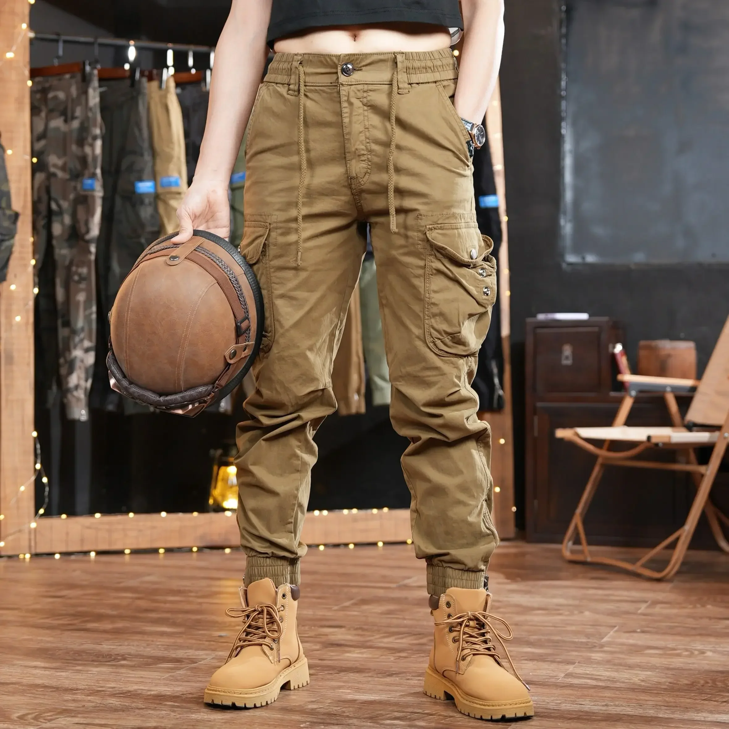 Cargo Jogger Pants - Pantalones multibolsillos para exteriores, pantalones Cargo