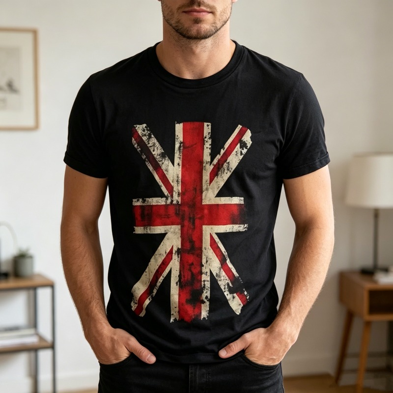 Camiseta con gráfico Union Jac - Men'S Fashion Uk reseña y precio