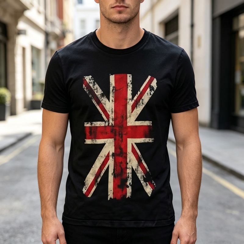 Camiseta con gráfico Union Jac - Men'S Fashion Uk reseña y precio