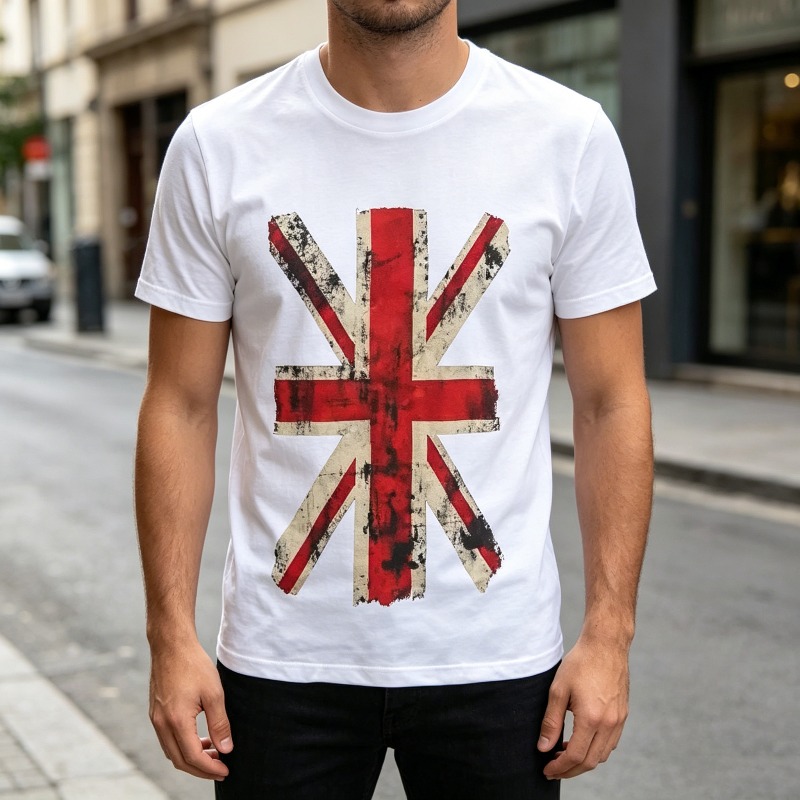 Camiseta con gráfico Union Jac - Men'S Fashion Uk reseña y precio