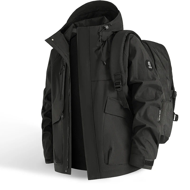 Chaqueta impermeable para homb - Windbreaker Men Zip reseña y precio