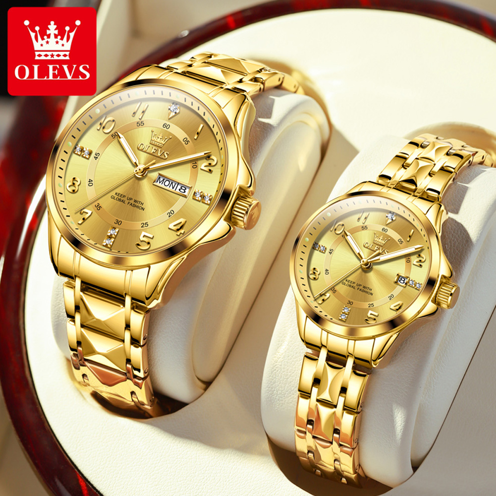 Relojes de pareja OLEVS 2910,  - Mens Fashion In 40S reseña y precio