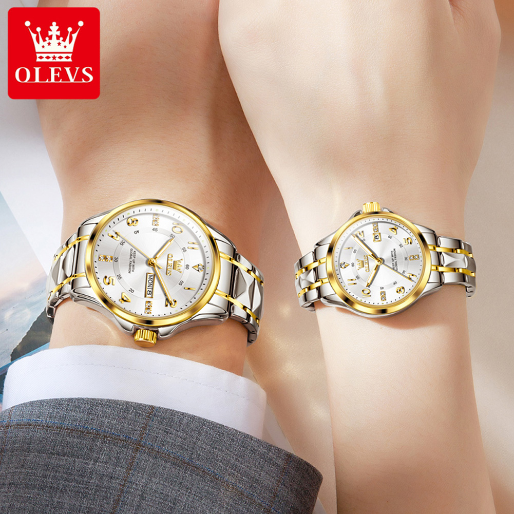 Relojes de pareja OLEVS 2910,  - Mens Fashion In 40S reseña y precio