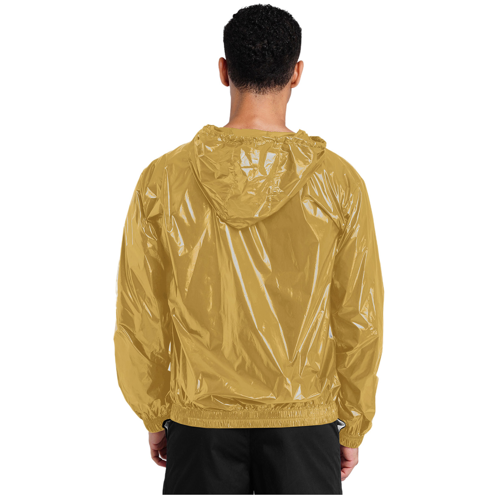 Chaqueta impermeable con capuc - Windbreaker Men Zip reseña y precio