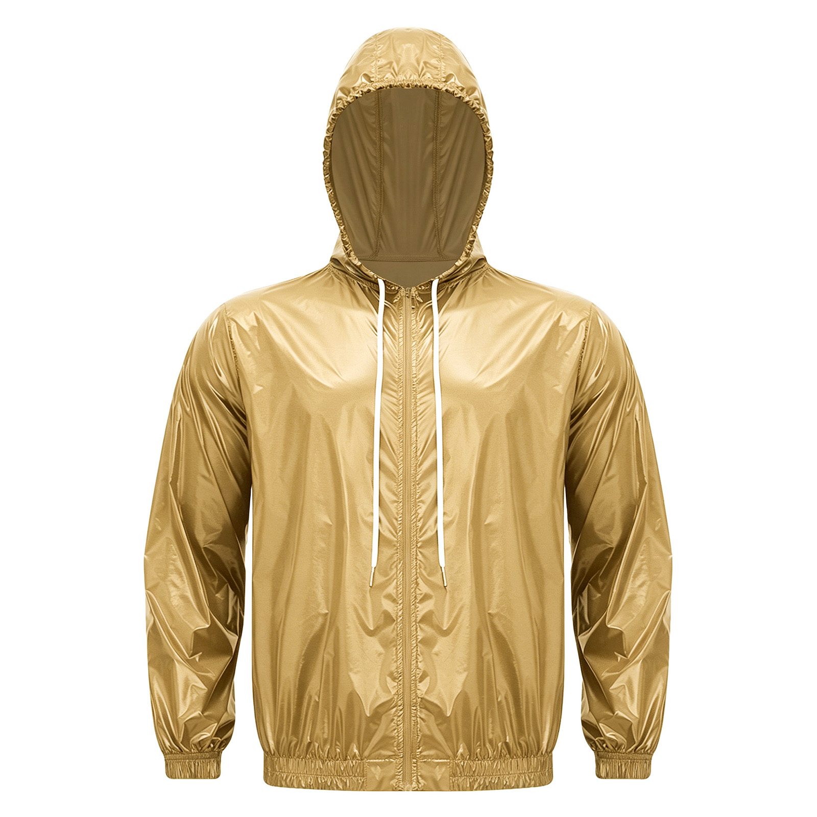 Chaqueta impermeable con capuc - Windbreaker Men Zip reseña y precio