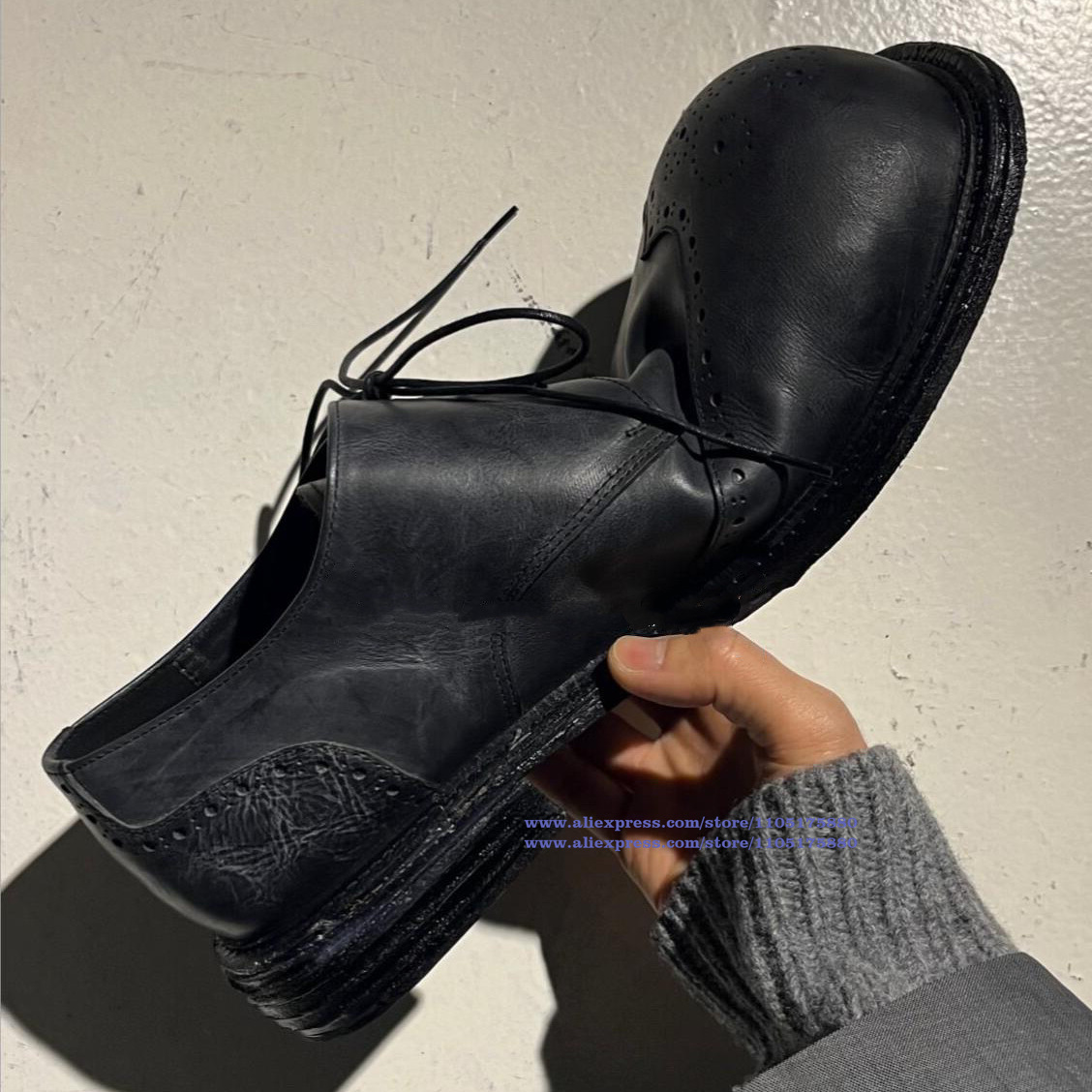 Zapatos Oxford Brogue de Cuero - Oxford Shoes Brogue reseña y precio