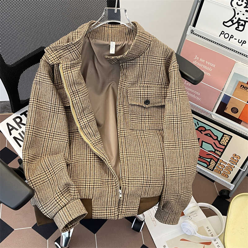 Chaqueta de otoño a cuadros ma - Harrington Jacket reseña y precio