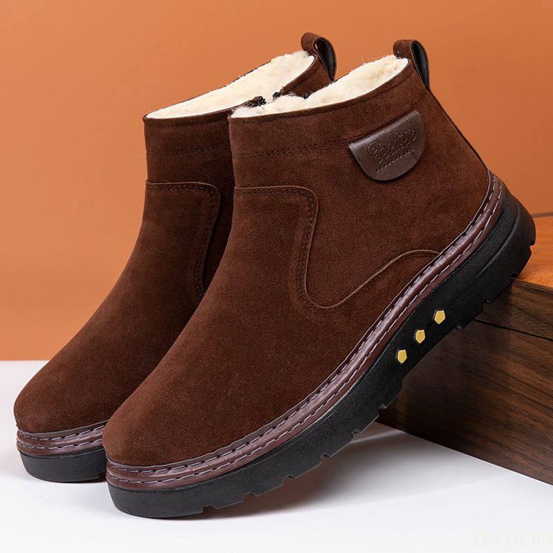 Nuevas botas de nieve gruesas  - Mens Fashion Winter 2025 reseña y precio