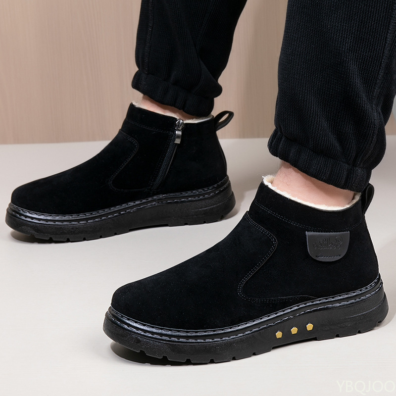 Nuevas botas de nieve gruesas  - Mens Fashion Winter 2025 reseña y precio