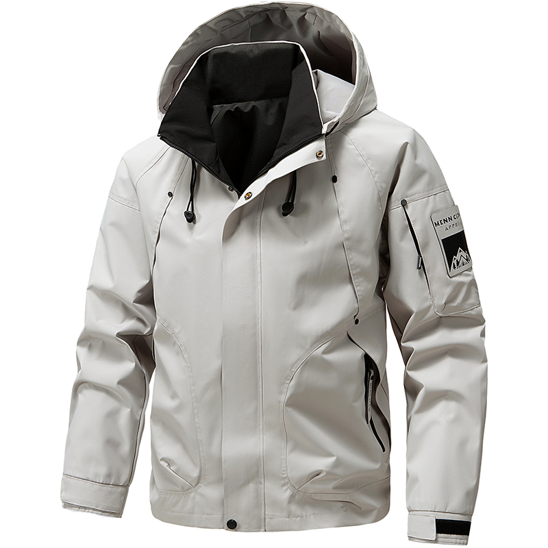 Chaqueta Impermeable con Capuc - Windbreaker Men Zip reseña y precio