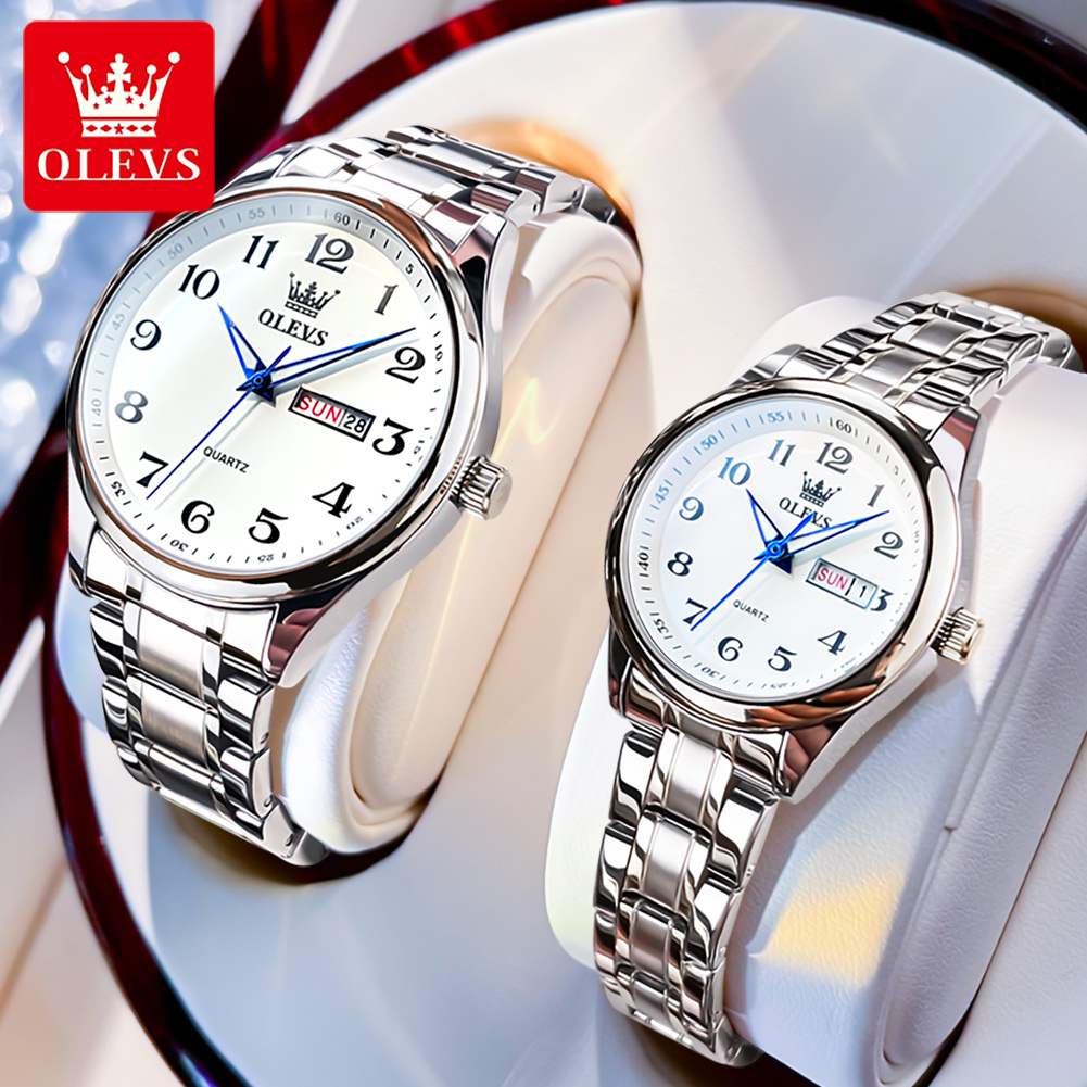 OLEVS-Reloj de pulsera de cuar - Mens Fashion In 40S reseña y precio