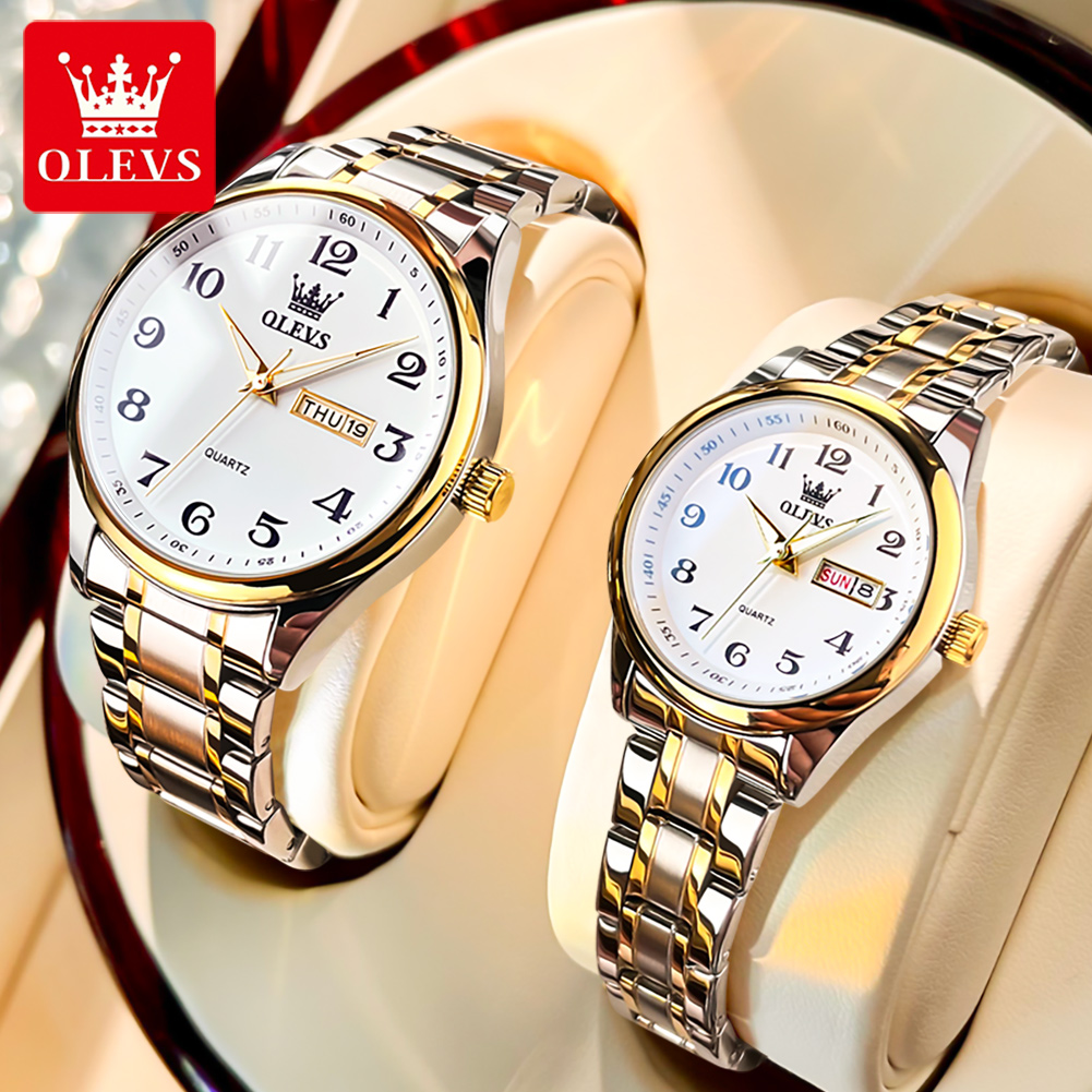 OLEVS-Reloj de pulsera de cuar - Mens Fashion In 40S reseña y precio