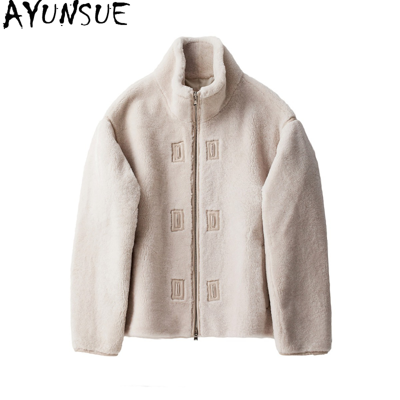 AYUNSUE chaqueta de piel de ov - Mens Fashion Winter 2025 reseña y precio