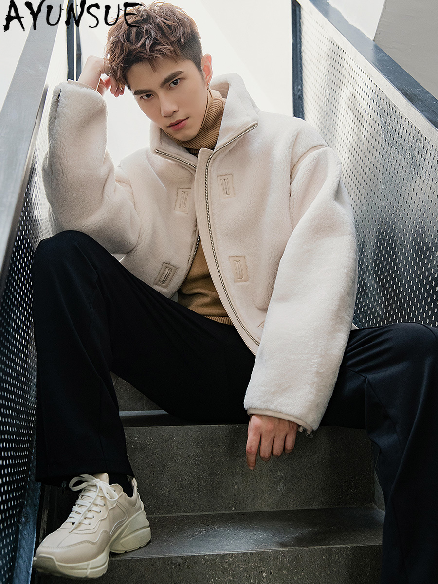 AYUNSUE chaqueta de piel de ov - Mens Fashion Winter 2025 reseña y precio