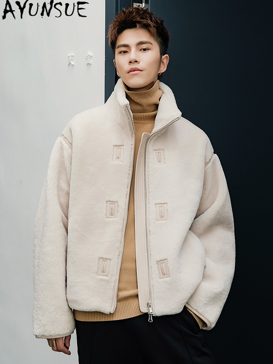 AYUNSUE chaqueta de piel de ov - Mens Fashion Winter 2025 reseña y precio