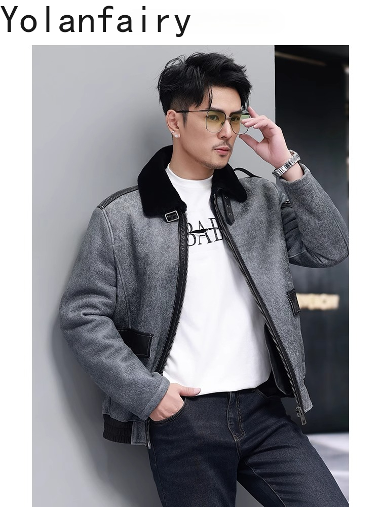 YOLANFAIRY abrigo corto de pie - Mens Fashion Winter 2025 reseña y precio