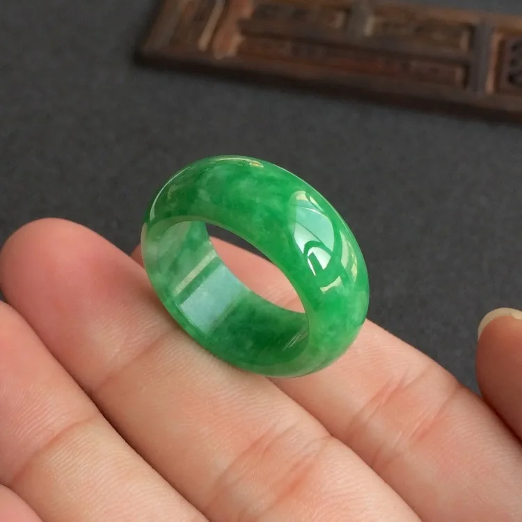 Anillo de Jade verde Natural p - Men'S Fashion For Wedding reseña y precio