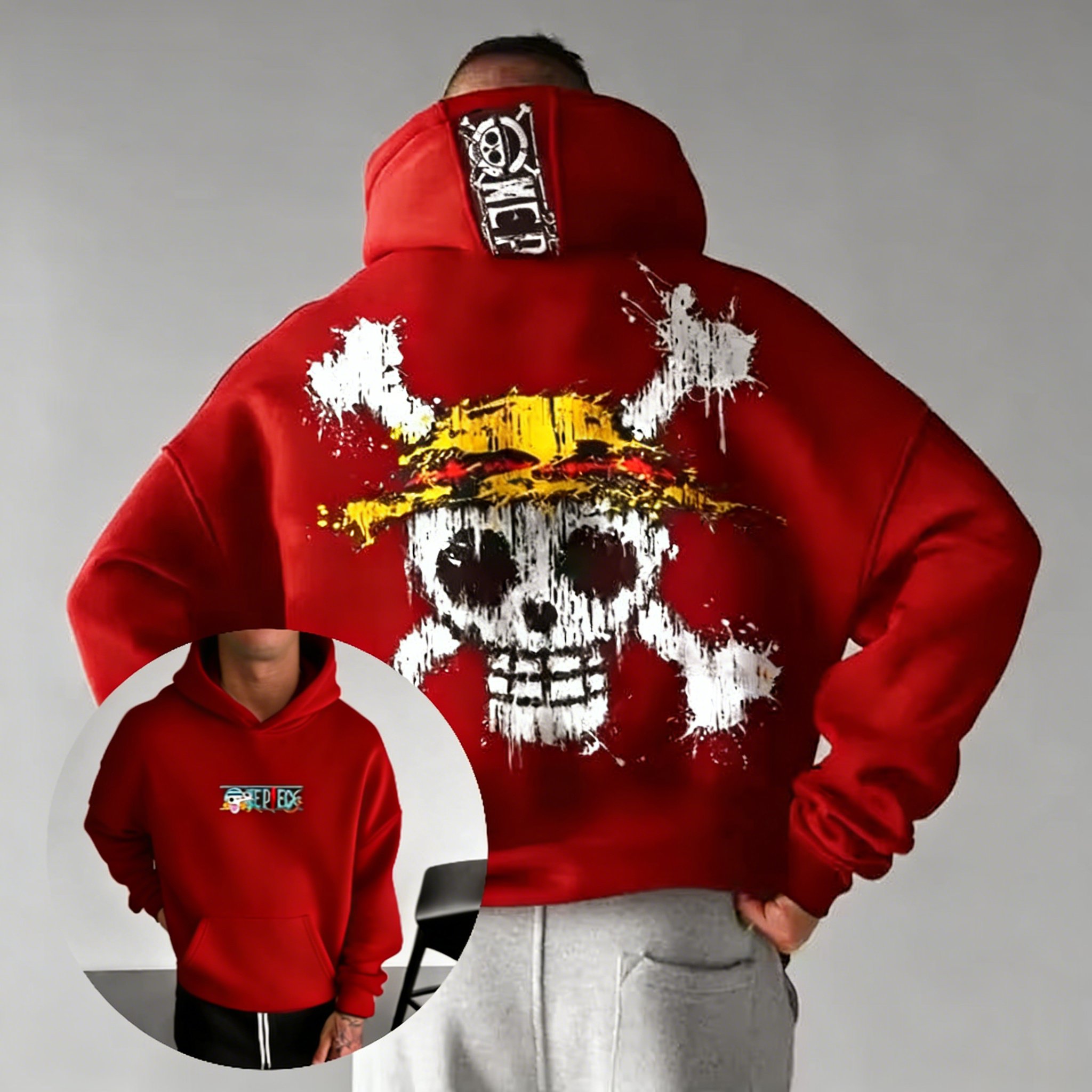 Sudadera con Capucha Oversize  - Mens Fashion Mullet reseña y precio