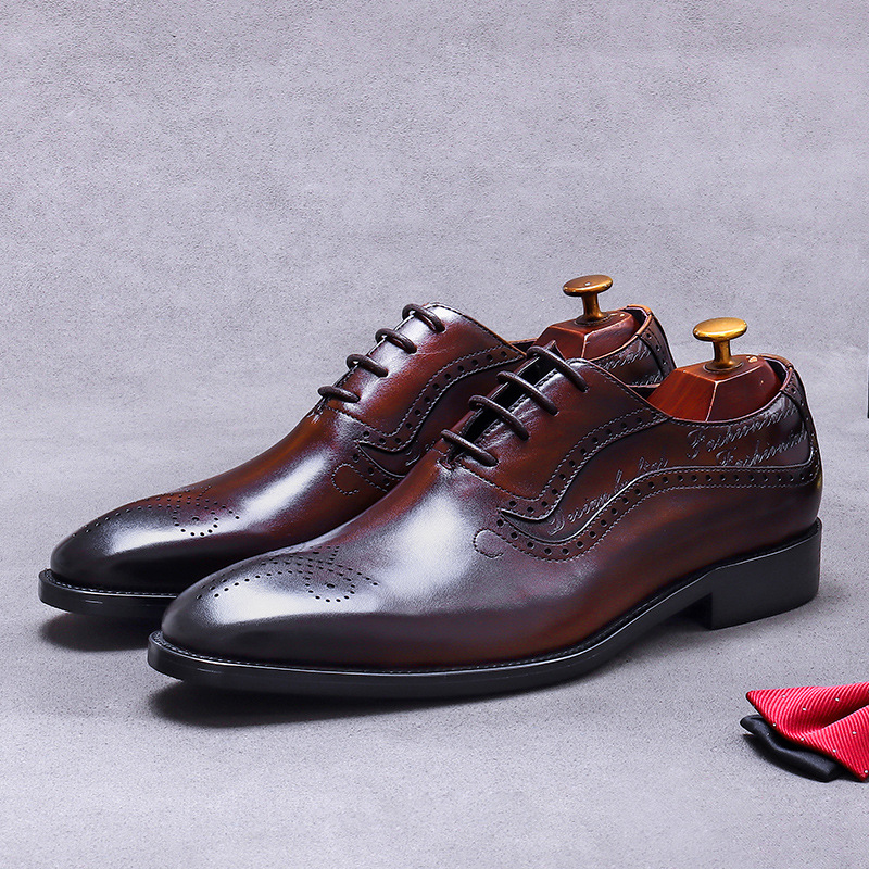 Zapatos Oxford Brogue con Letr - Oxford Shoes Brogue reseña y precio
