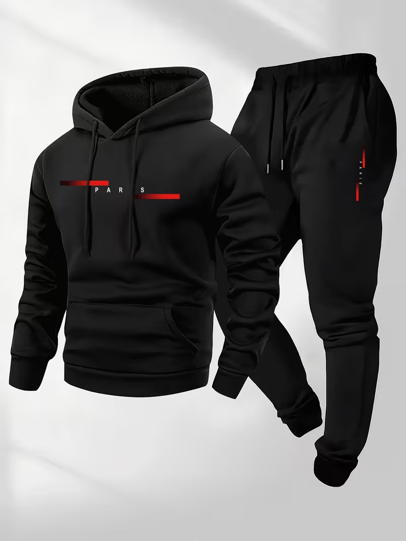 Conjunto de Sudadera con Capuc - Men'S Fashion Hoodies reseña y precio