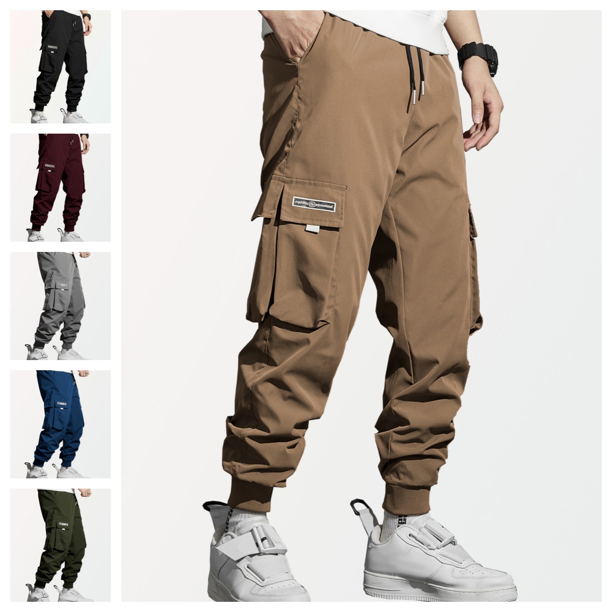 Pantalones Cargo Multibolsillo - Cargo Jogger Pants reseña y precio