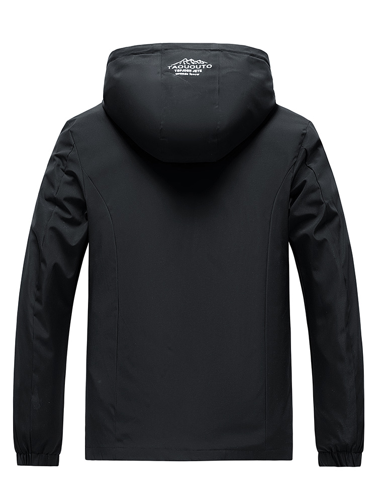 Chaqueta cortavientos con capu - Windbreaker Men Zip reseña y precio