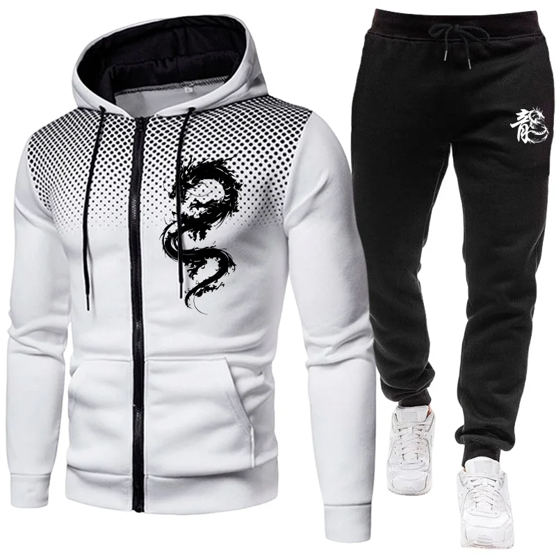 Conjunto de Dos Piezas con Est - Men'S Fashion Hoodies reseña y precio