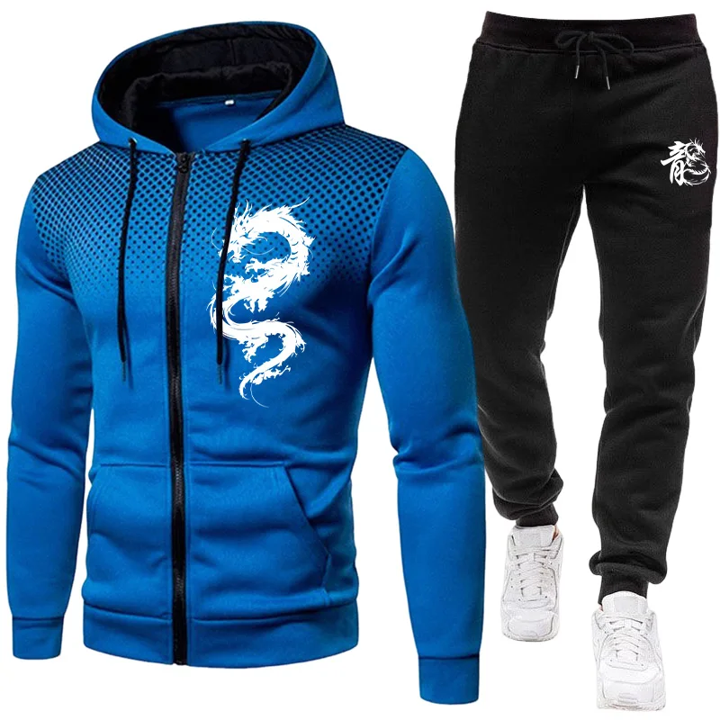 Conjunto de Dos Piezas con Est - Men'S Fashion Hoodies reseña y precio